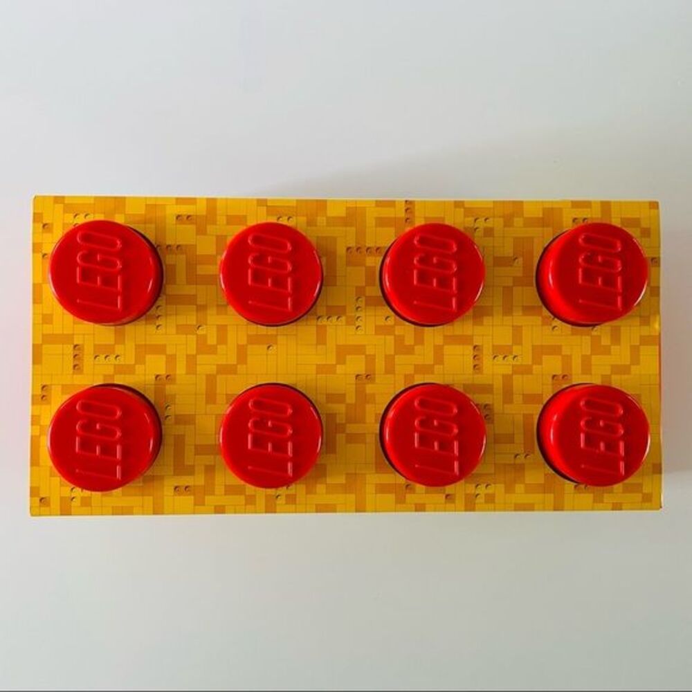 LEGO Red Stackable Storage Brick With 8 Knobs - Picture 4 of 7